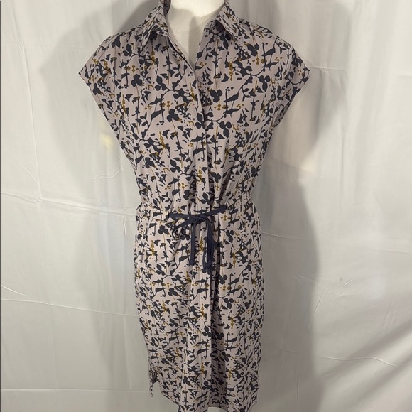 REI COOPERATIVE PATTERN SHEATH DRESS BUTTON TIE XS - Picture 3 of 10